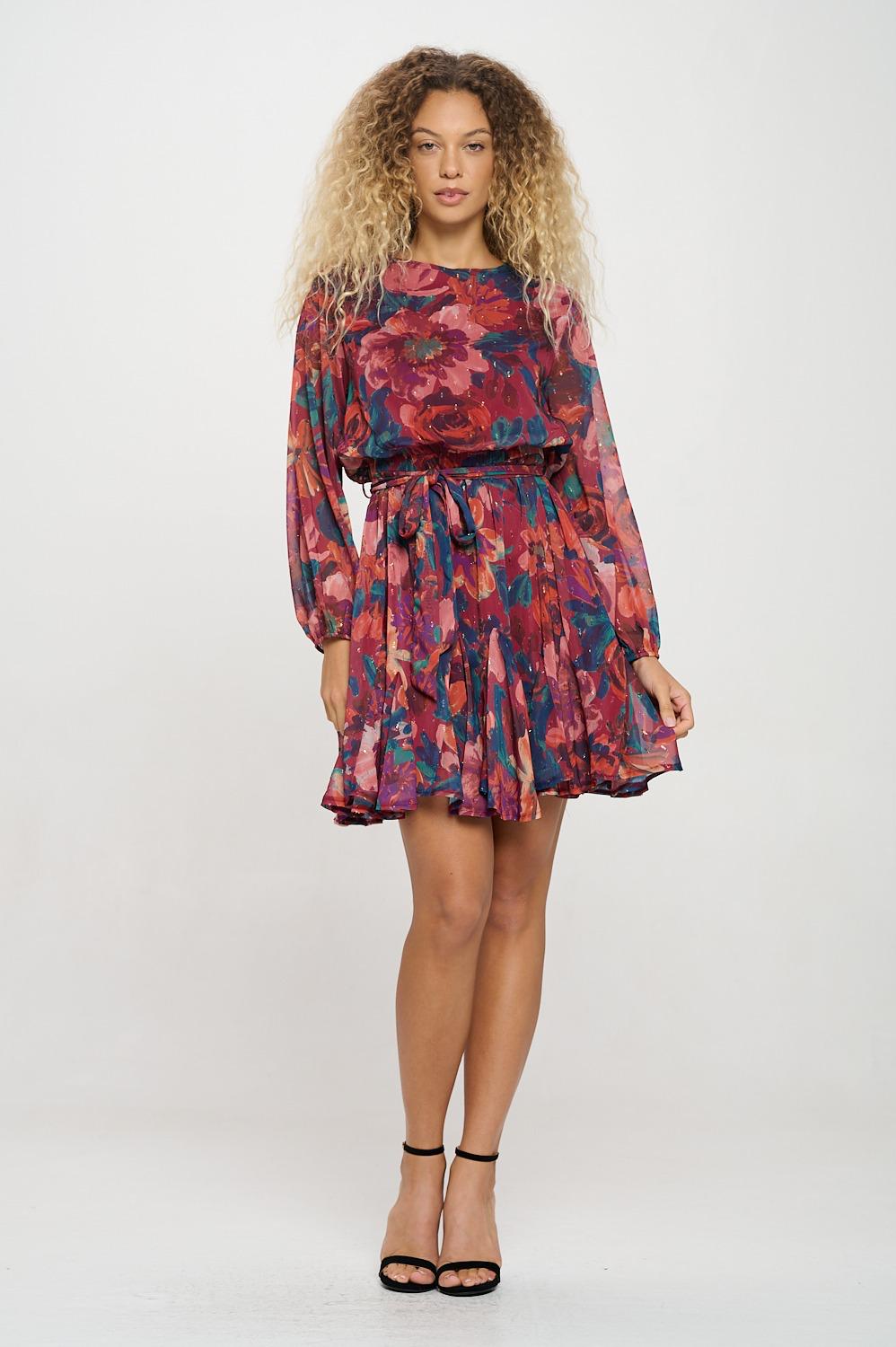 Ember Garden Long Sleeves Dress