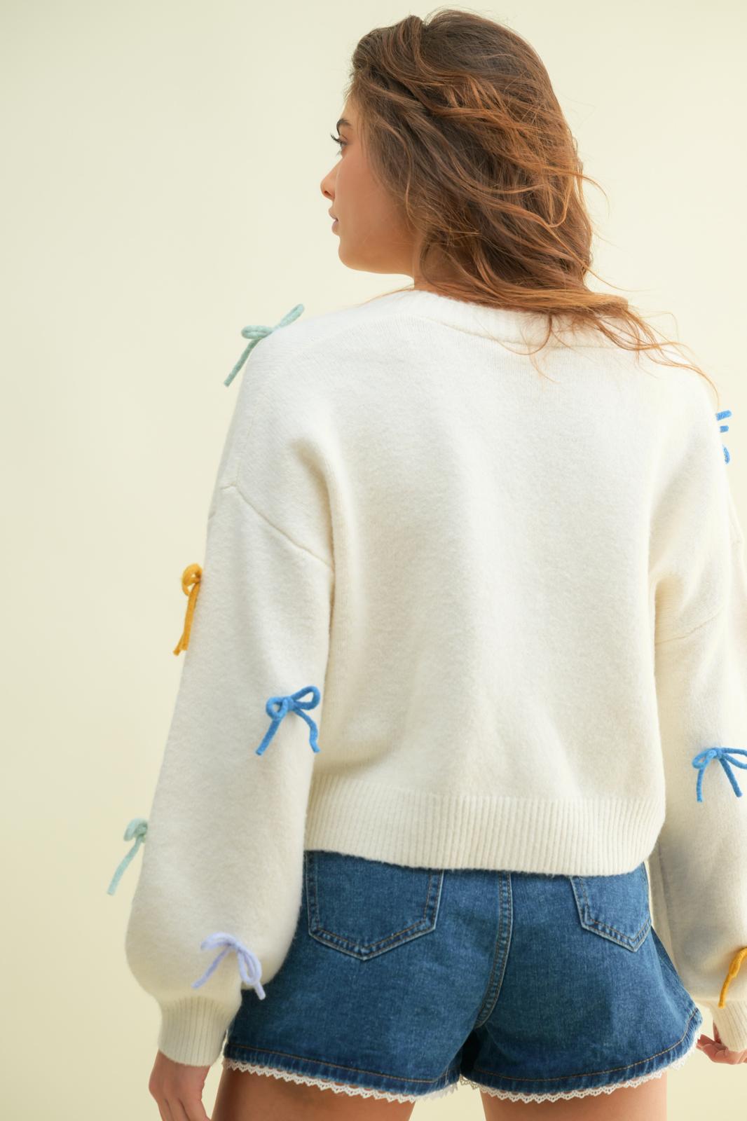 Ribbon Detailing Sweater