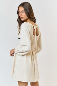 Tiered Strap Mini Dress