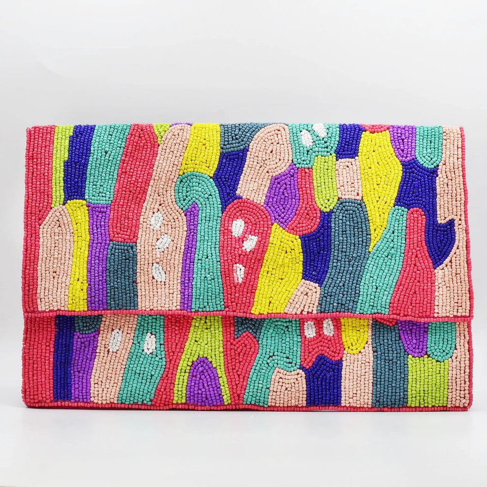 Vibrant Mosaic Clutch