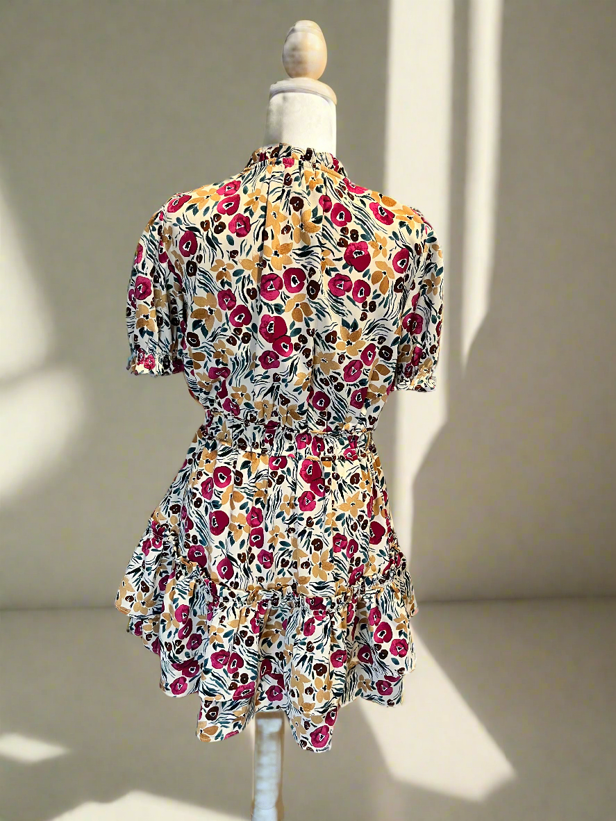 Floral Tiered Dress