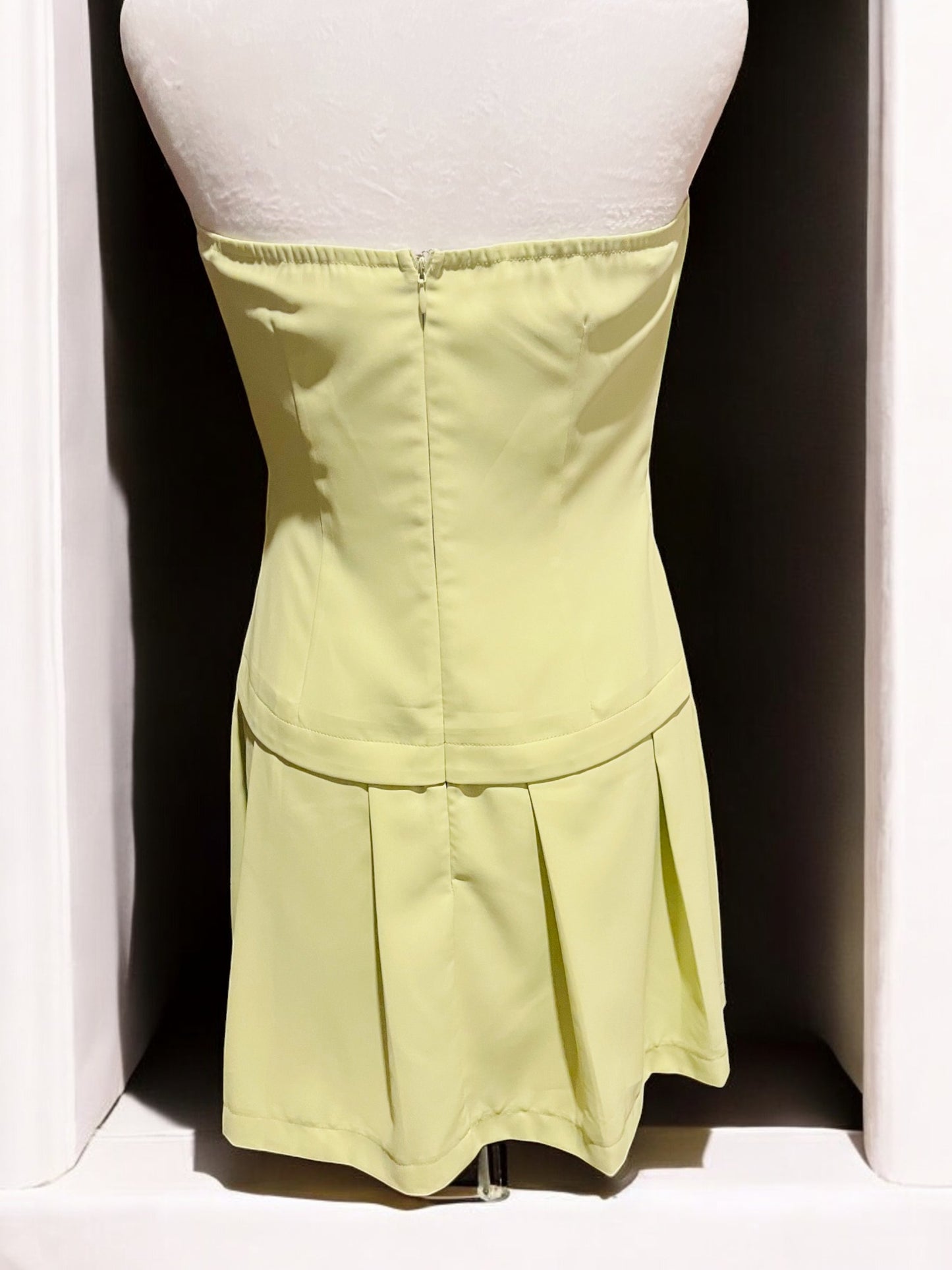 Strapless Bow-Tie Dress