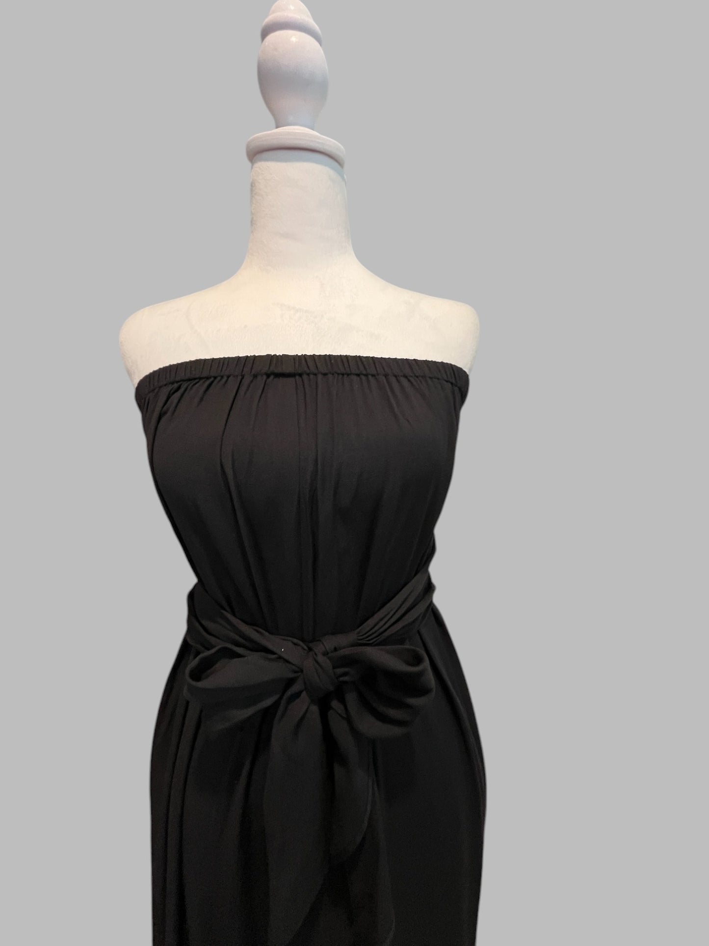 Front Tie Tube Jumpsuit