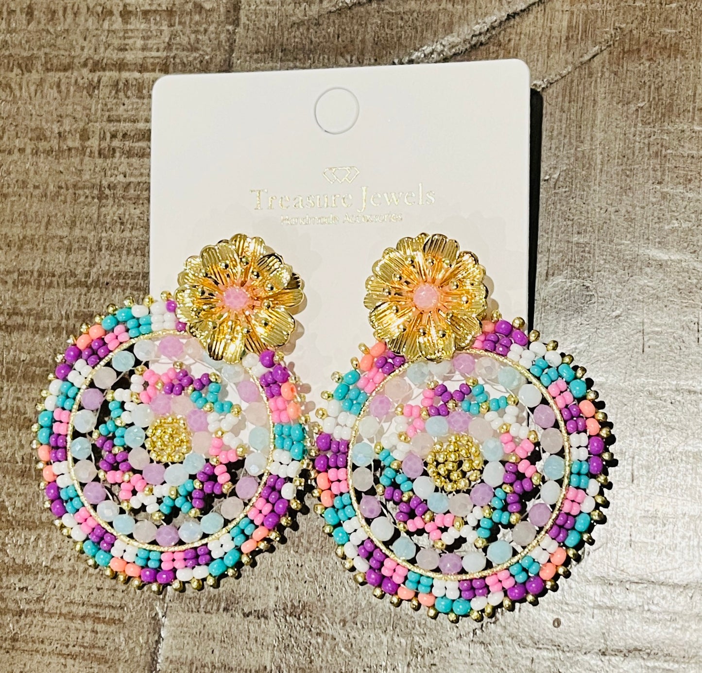 Pastel Blossom Earrings