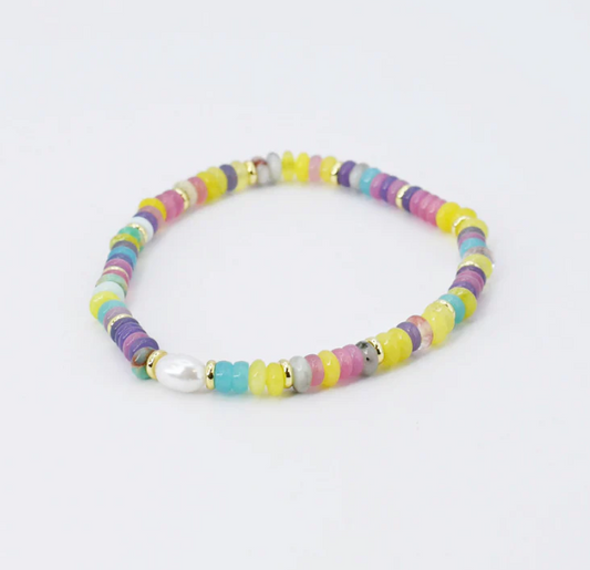 Color Bliss Pearl Accent Bracelet